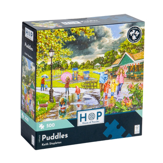 House of Puzzles 500 Piece Puzzle - Puddles