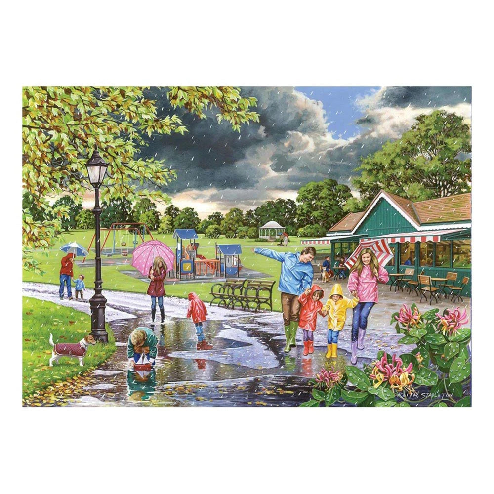 House of Puzzles 500 Piece Puzzle - Puddles