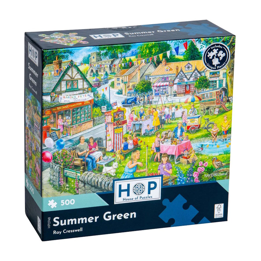 House of Puzzles 500 Piece Puzzle - Summer Green