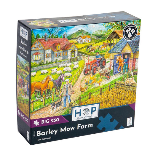 House of Puzzles BIG 250 Piece Puzzle - Barley Mow Farm