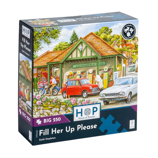 House of Puzzles BIG 250 Piece Puzzle - Fill Her Up Please