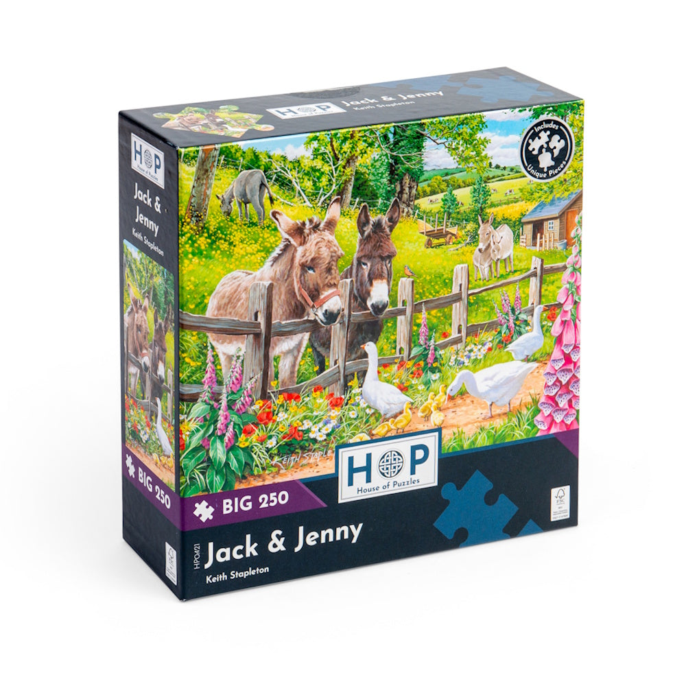 House of Puzzles BIG 250 Piece Puzzle - Jack & Jenny