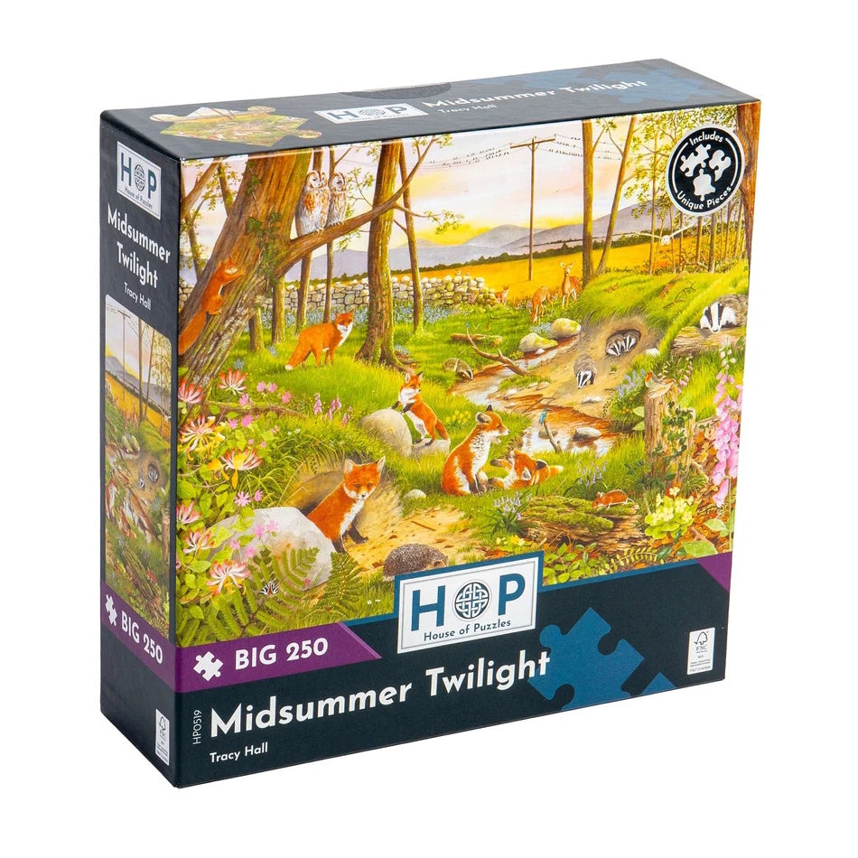 House of Puzzles BIG 250 Piece Puzzle - Midsummer Twilight