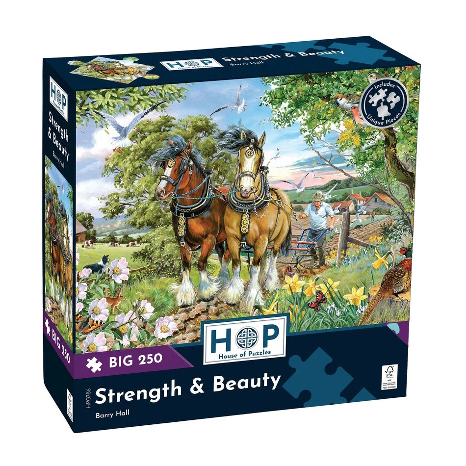 House of Puzzles BIG 250 Piece Puzzle - Strength & Beauty