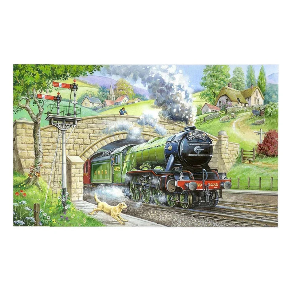 House of Puzzles BIG 250 Piece Puzzle - Train Spotting