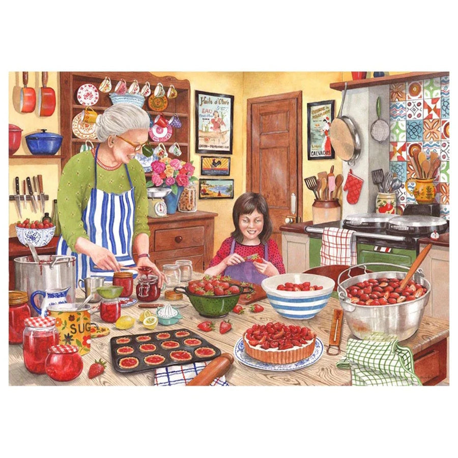 House of Puzzles BIG 250 Piece Puzzle - Strawberry Jam