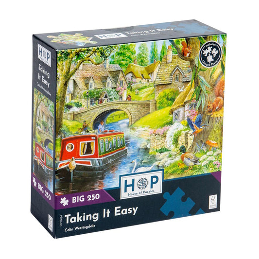 House of Puzzles BIG 250 Piece Puzzle - Taking It Easy