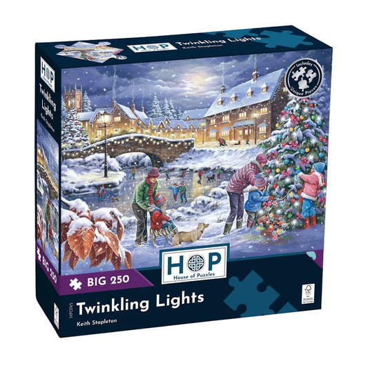 House of Puzzles BIG 250 Piece Puzzle - Twinkling Lights