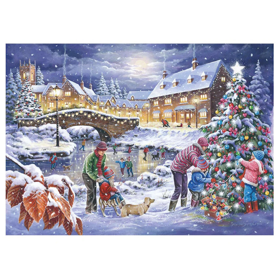 House of Puzzles BIG 250 Piece Puzzle - Twinkling Lights