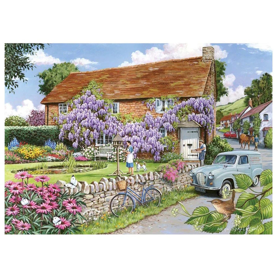 House of Puzzles BIG 250 Piece Puzzle - Wisteria Cottage