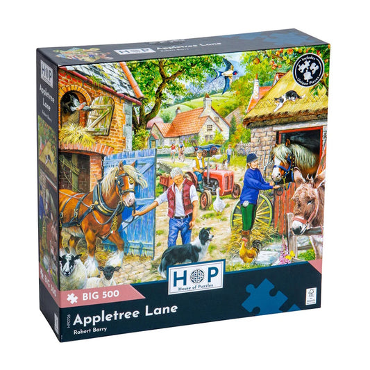 House of Puzzles BIG 500 Piece Puzzle - Appletree Lane