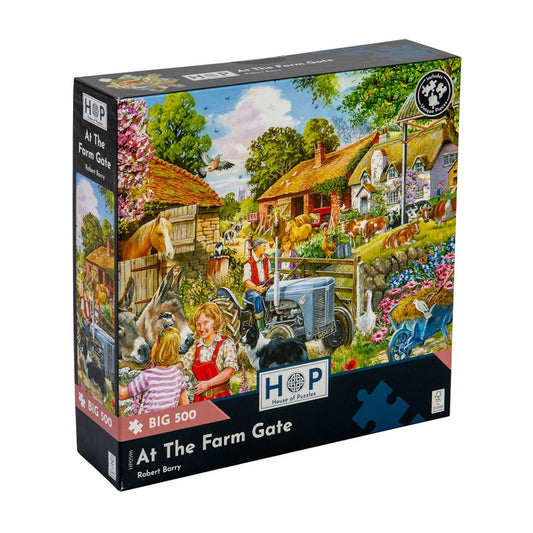 House of Puzzles BIG 500 Piece Puzzle - At the Farm Gate