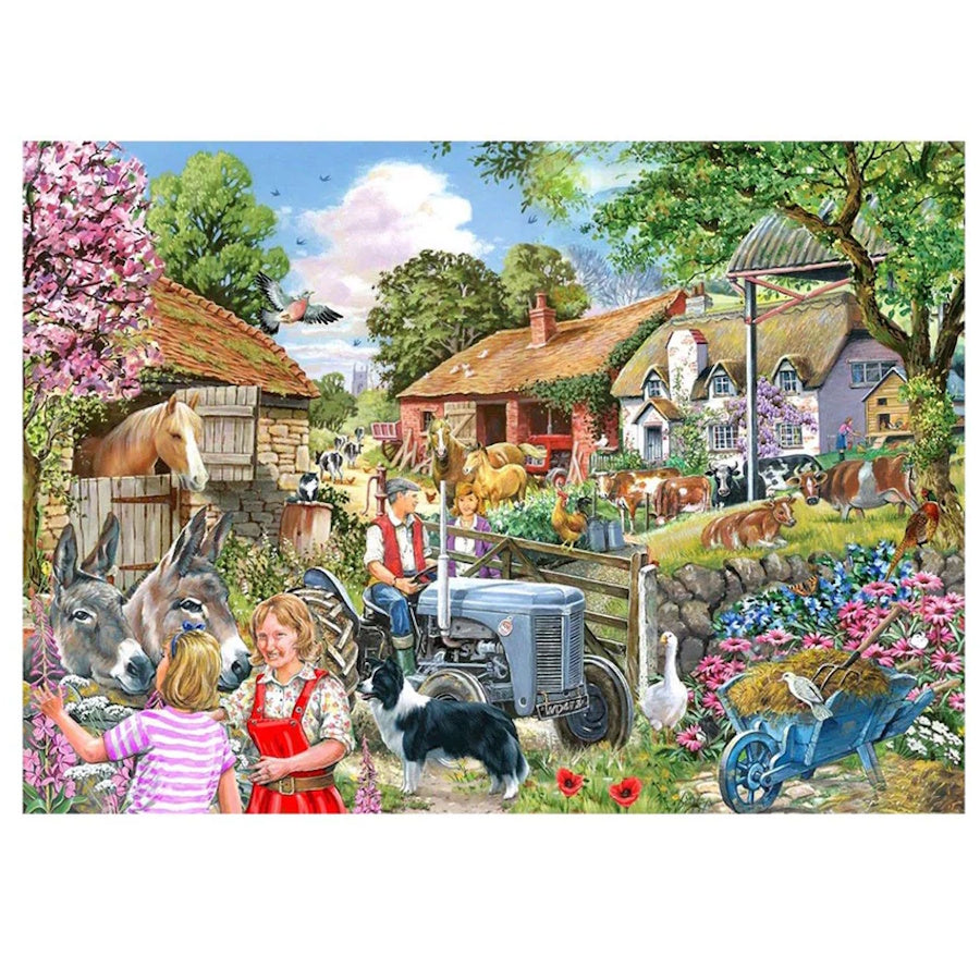 House of Puzzles BIG 500 Piece Puzzle - At the Farm Gate