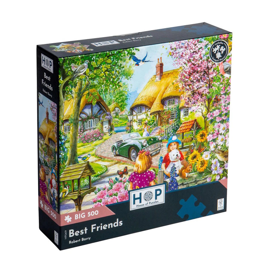 House of Puzzles BIG 500 Piece Puzzle - Best Friends