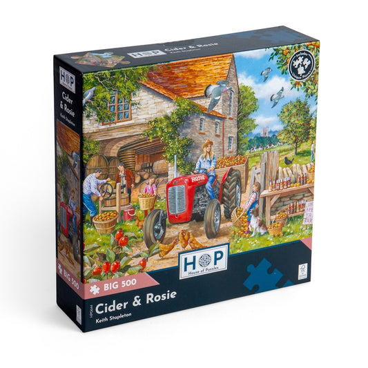 House of Puzzles BIG 500 Piece Puzzle - Cider & Rosie