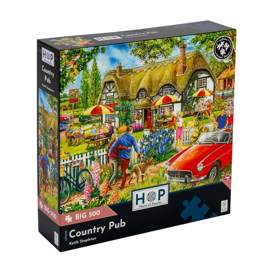 House of Puzzles BIG 500 Piece Puzzle - Country Pub