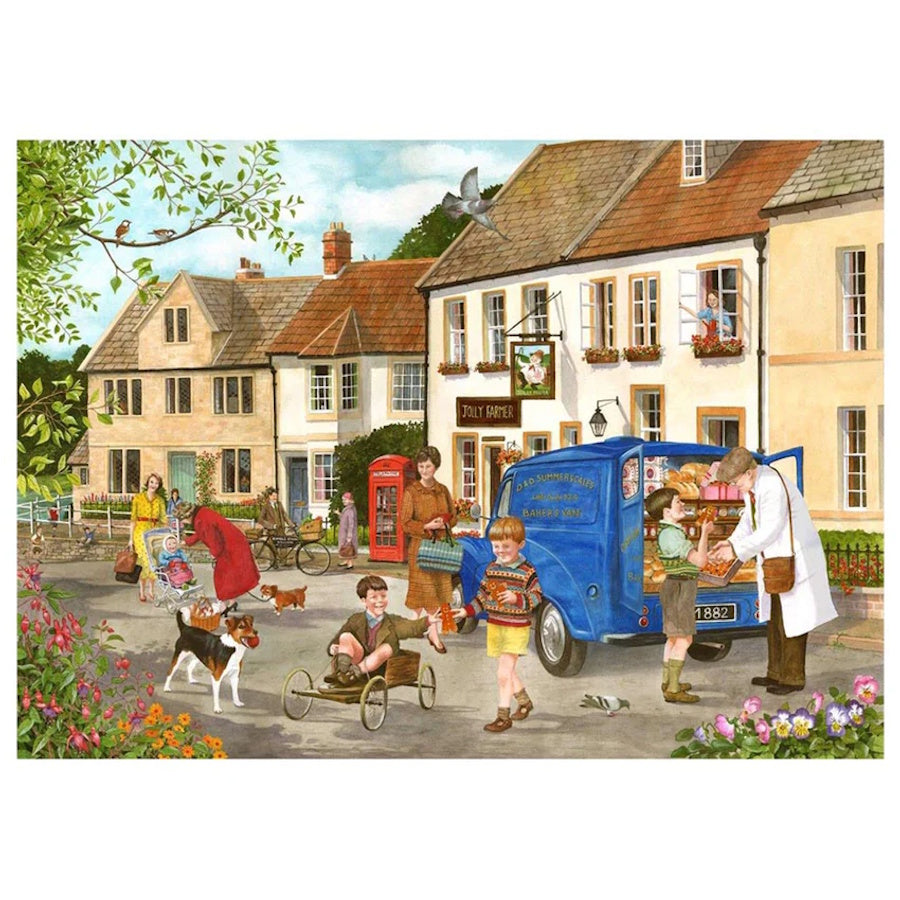 House of Puzzles BIG 500 Piece Puzzle - Gingerbread Boys