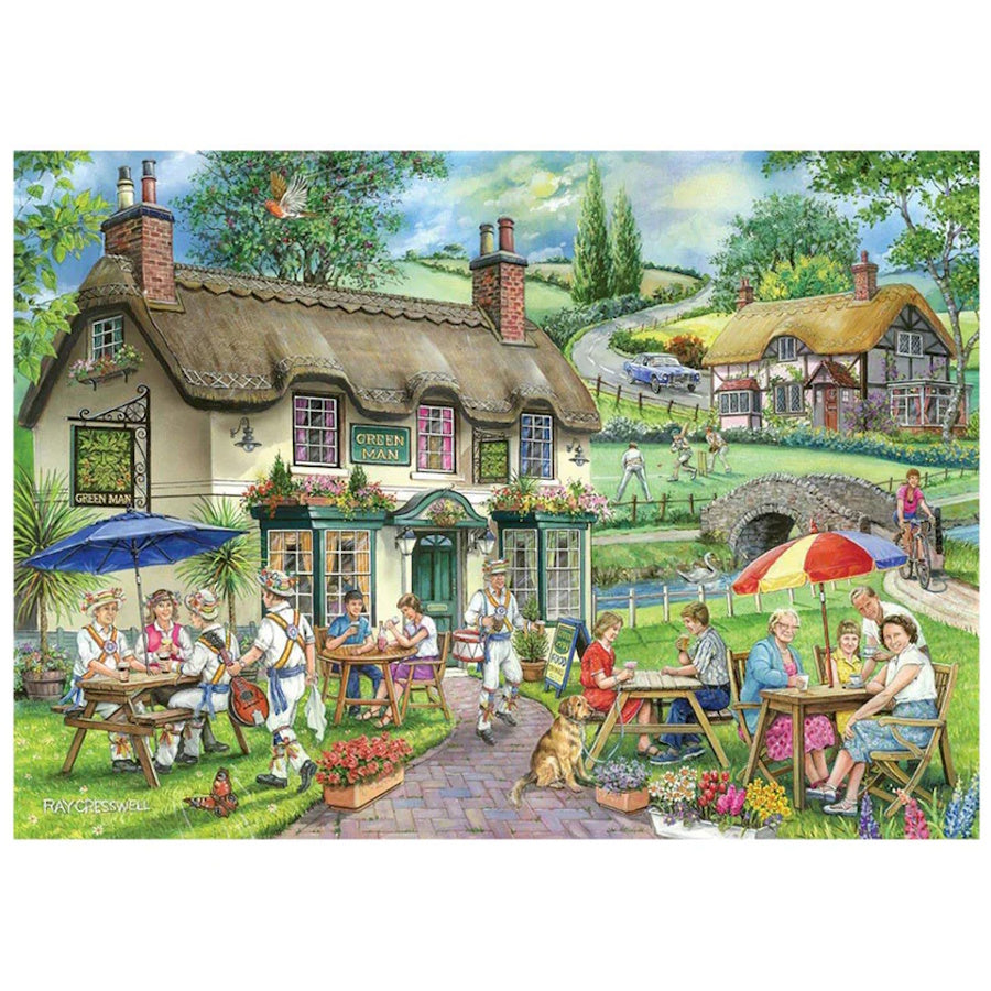 House of Puzzles BIG 500 Piece Puzzle - Green Man