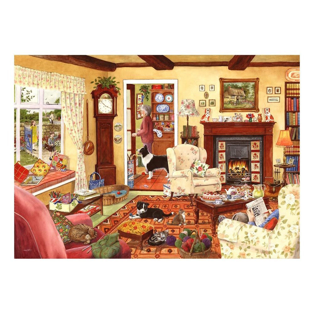 House of Puzzles BIG 500 Piece Puzzle - In Time for Tea