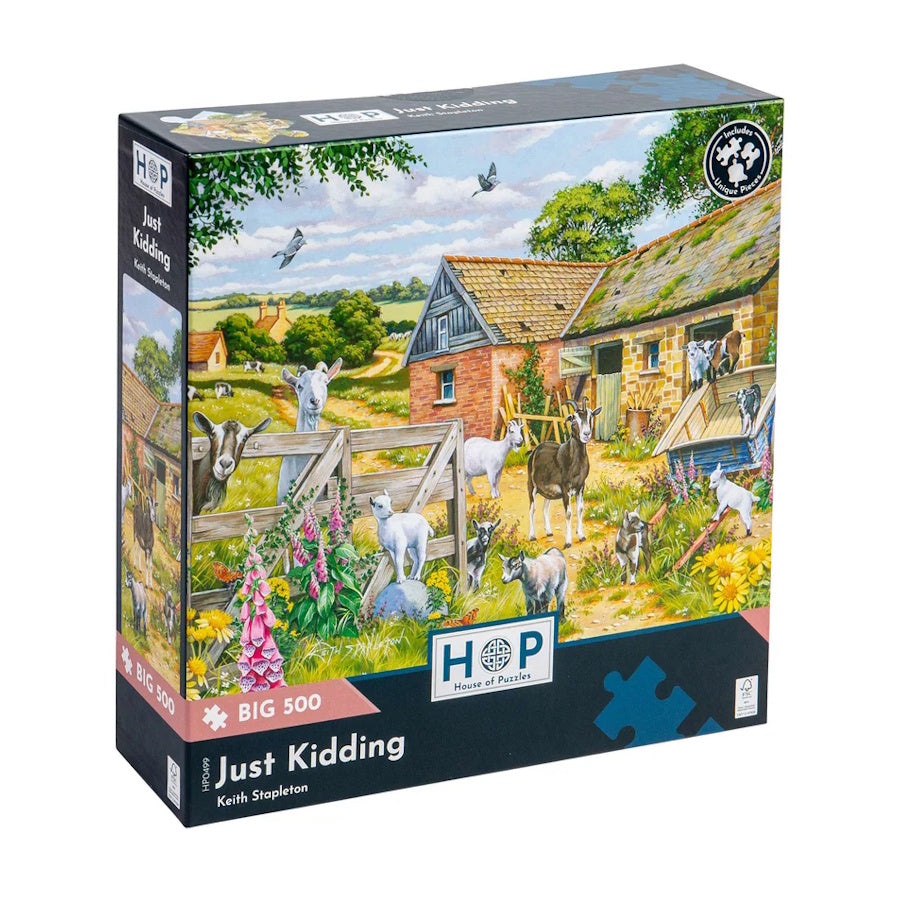 House of Puzzles BIG 500 Piece Puzzle - Just Kidding