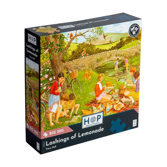 House of Puzzles BIG 500 Piece Puzzle - Lashings of Lemonade