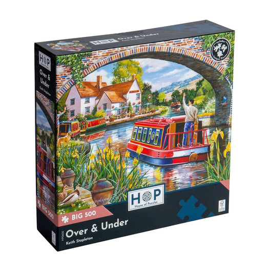 House of Puzzles BIG 500 Piece Puzzle - Over & Under
