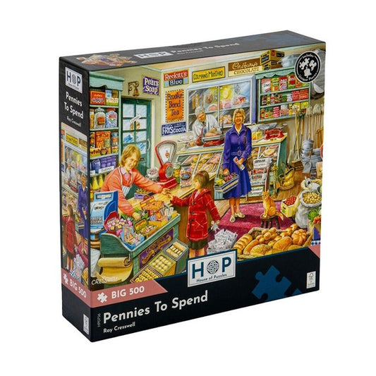 House of Puzzles BIG 500 Piece Puzzle - Pennies to Spend