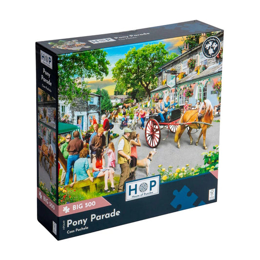 House of Puzzles BIG 500 Piece Puzzle - Pony Parade