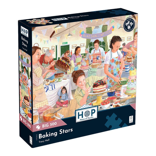 House of Puzzles BIG 500 Piece Puzzle - Baking Stars