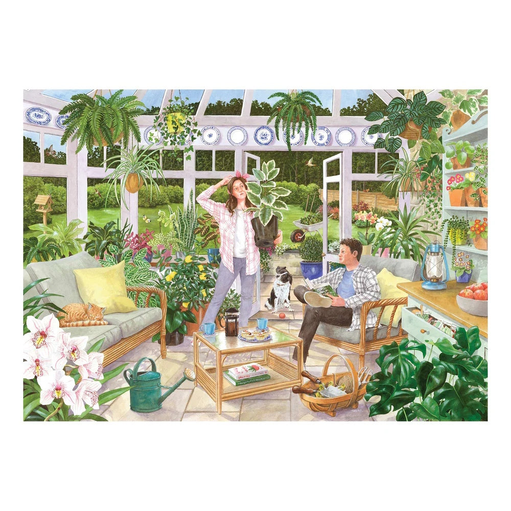 House of Puzzles BIG 500 Piece Puzzle - House Plant Heaven