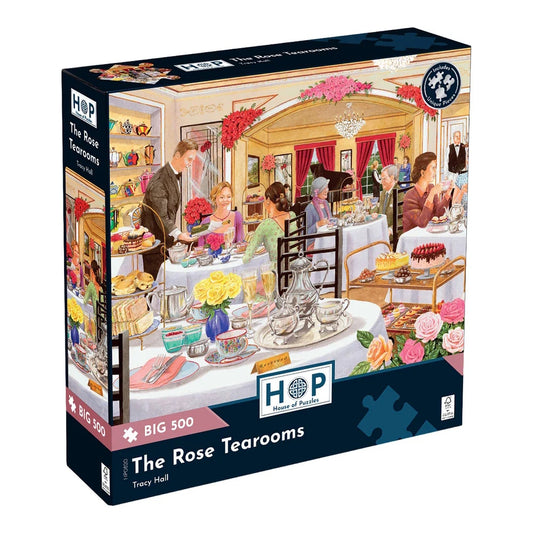 House of Puzzles BIG 500 Piece Puzzle - The Rose Tearooms