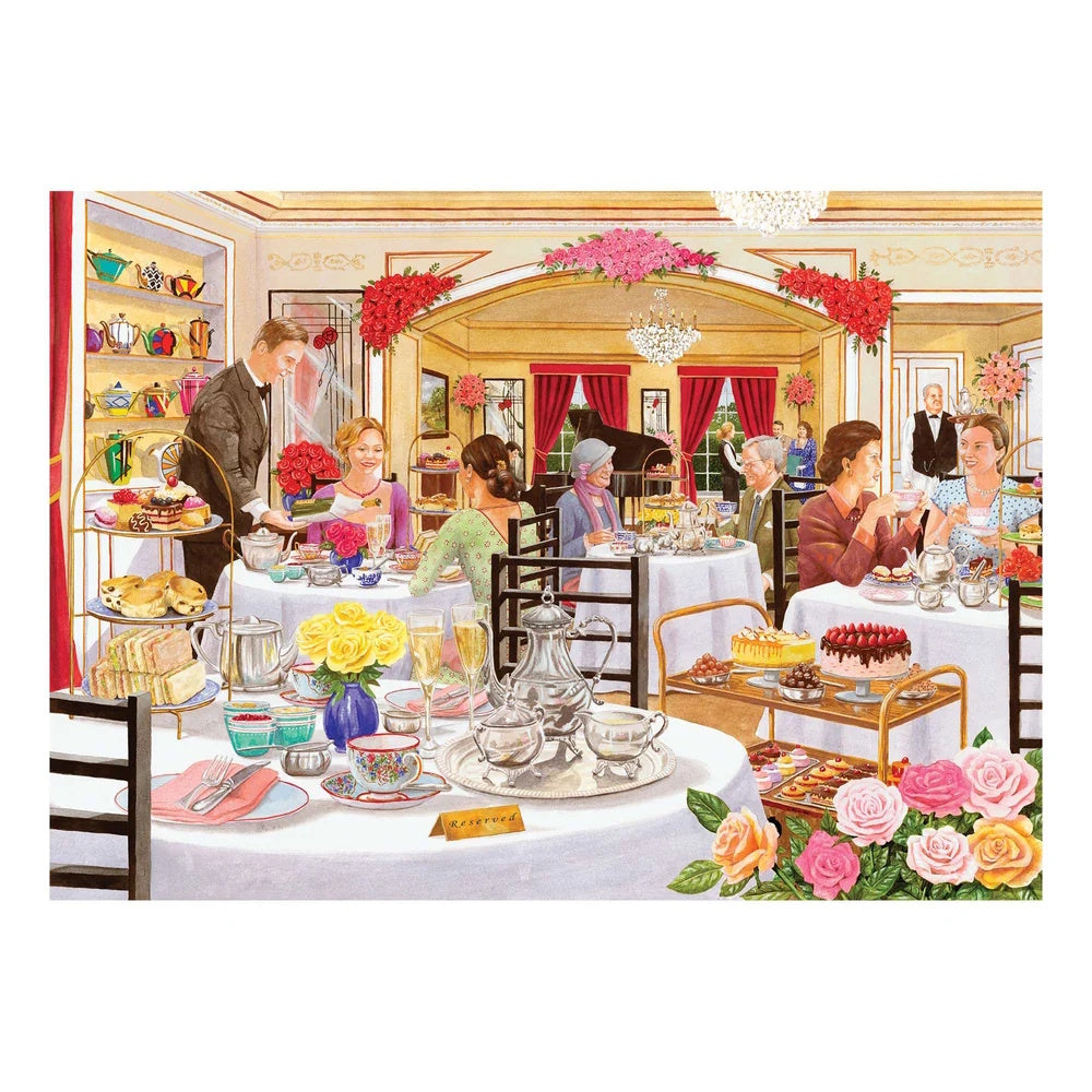 House of Puzzles BIG 500 Piece Puzzle - The Rose Tearooms