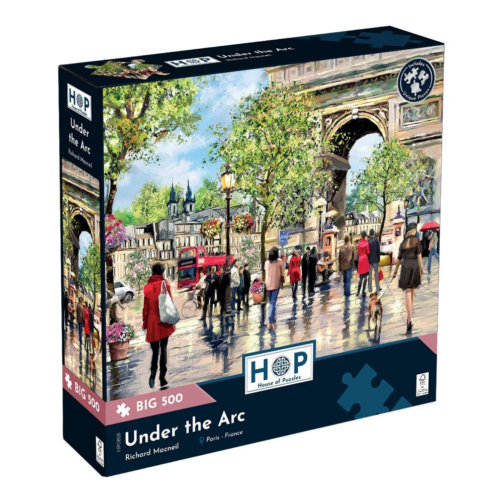House of Puzzles BIG 500 Piece Puzzle - Under the Arc