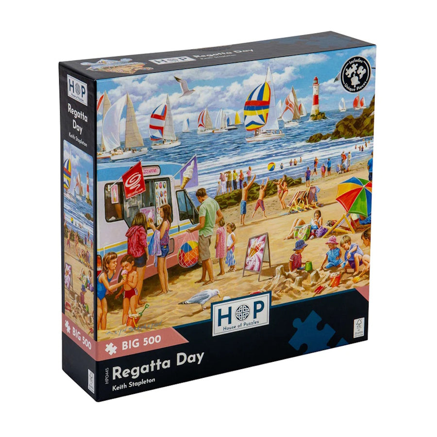 House of Puzzles BIG 500 Piece Puzzle - Regatta Day