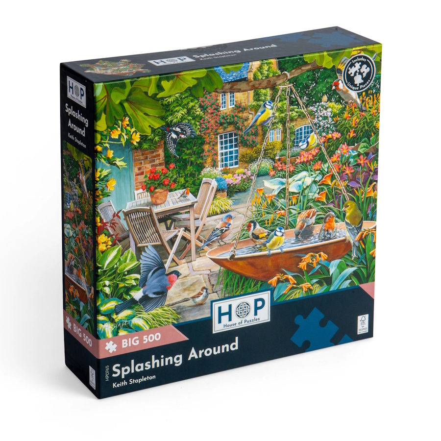 House of Puzzles BIG 500 Piece Puzzle - Splashing Around – The Jigstore