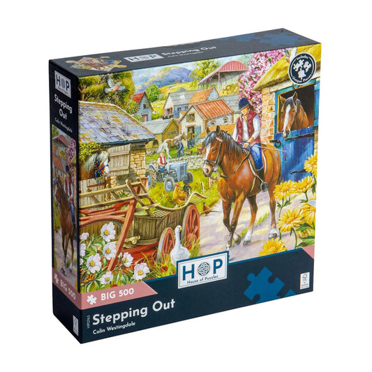 House of Puzzles BIG 500 Piece Puzzle - Stepping Out