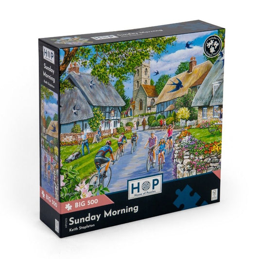 House of Puzzles BIG 500 Piece Puzzle - Sunday Morning