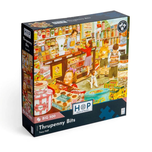 House of Puzzles BIG 500 Piece Puzzle - Thrupenny Bits