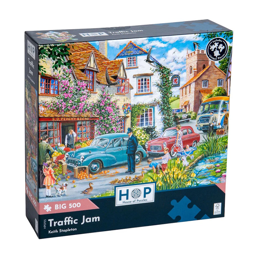 House of Puzzles BIG 500 Piece Puzzle - Traffic Jam