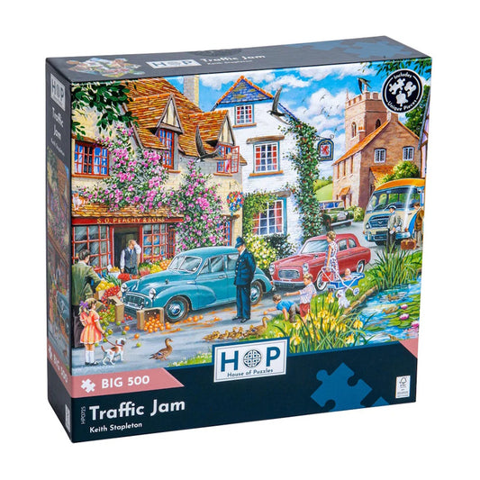 House of Puzzles BIG 500 Piece Puzzle - Traffic Jam