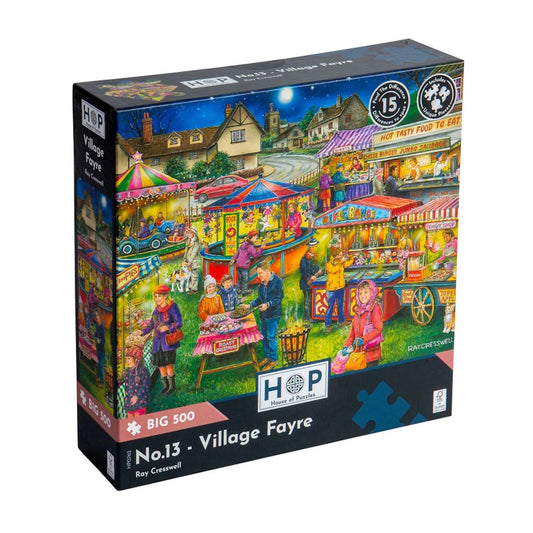 House of Puzzles BIG 500 Piece Puzzle - Village Fayre