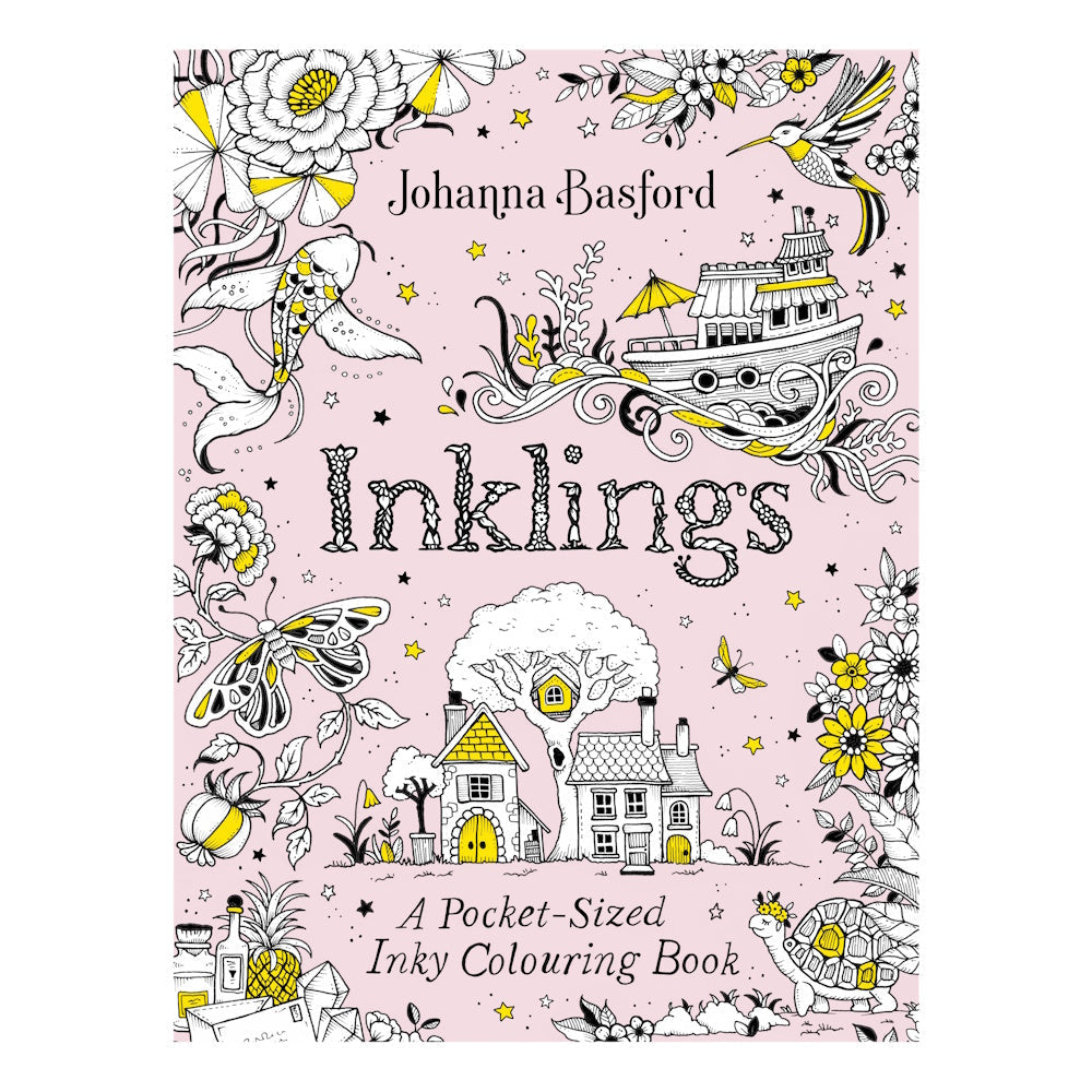 Inklings - A Pocket-Sized Inky Colouring Book