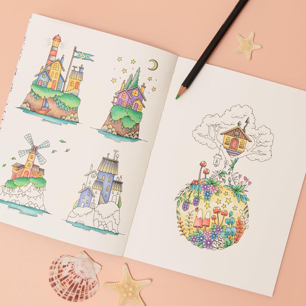 Inklings - A Pocket-Sized Inky Colouring Book