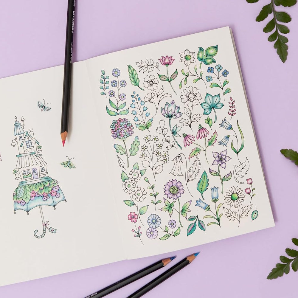 Inklings - A Pocket-Sized Inky Colouring Book