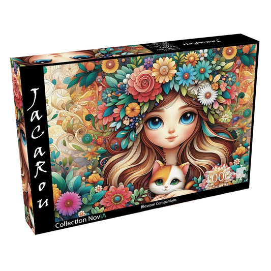 JaCaRou 1000 Piece Puzzle - Blossom Companions