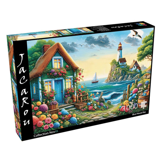 JaCaRou 1000 Piece Puzzle - Blue House Bay