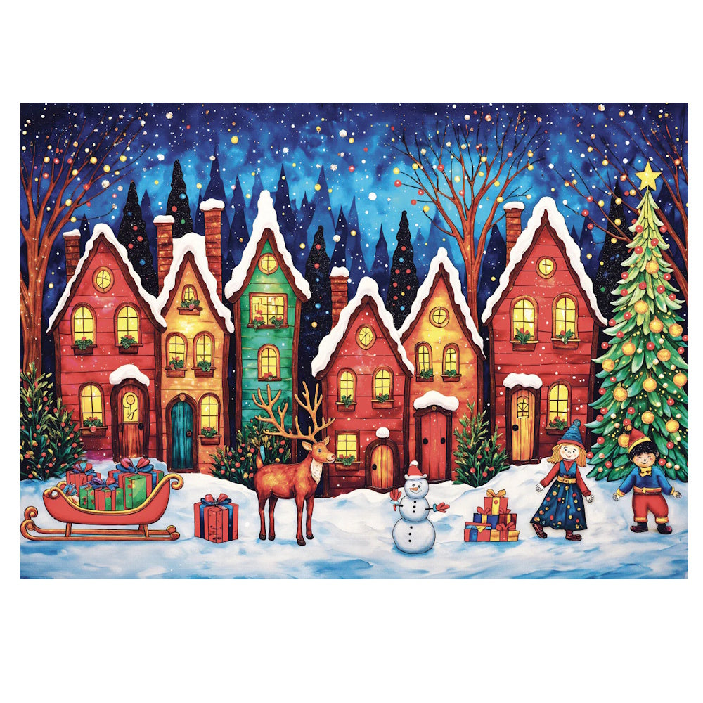 JaCaRou 1000 Piece Puzzle - Christmas Night