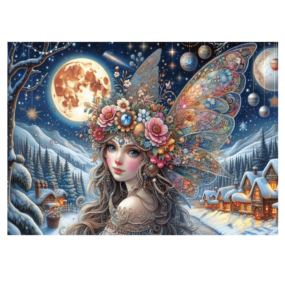 JaCaRou 1000 Piece Puzzle - Fairy in Frost