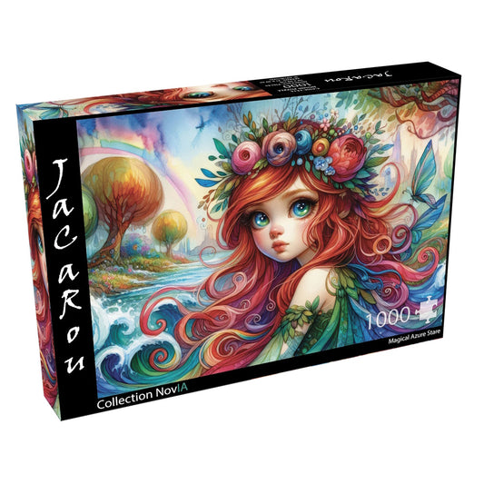 JaCaRou 1000 Piece Puzzle - Magical Azure Stare