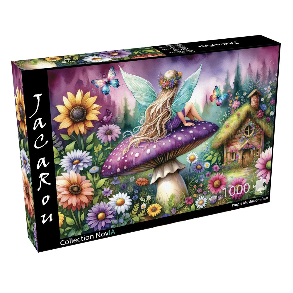 JaCaRou 1000 Piece Puzzle - Mushroom Rest